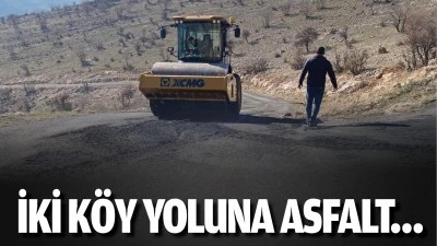 İki köy yoluna asfalt…