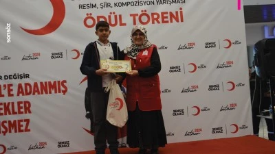 İkincilik ödülünü Gazze’ye bağışladı