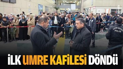 İlk Umre kafilesi döndü