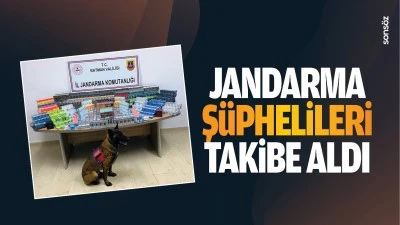 Jandarma, şüphelileri takibe aldı