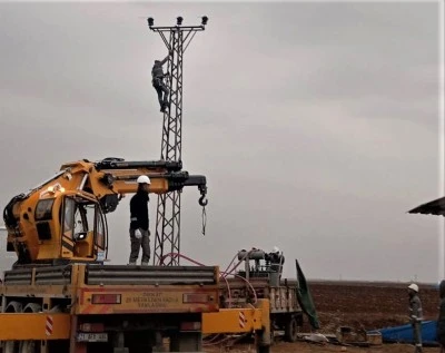 Kaçak elektrikle buğday tarlası suladılar!