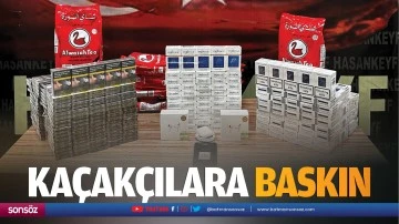 Kaçakçılara baskın