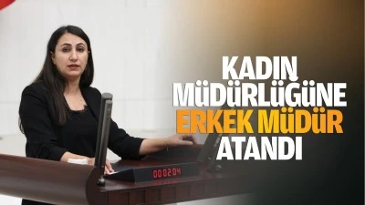 Kadın Müdürlüğüne erkek müdür atandı