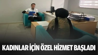 Kadınlar için özel hizmet başladı 