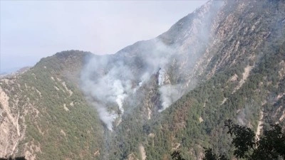 Kahramanmaraş Orman Yangınına Müdahale Devam Ediyor