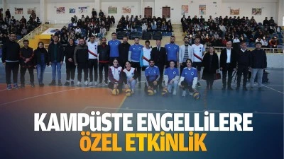 Kampüste engellilere özel etkinlik