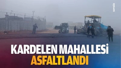 Kardelen Mahallesi asfaltlandı