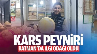 Kars peyniri, Batman’da ilgi odağı oldu