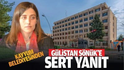 Kayyum belediyesinden Gülistan Sönük’e sert yanıt