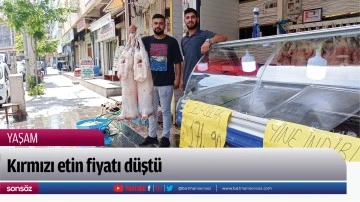 Kırmızı etin fiyatı düştü