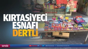 Kırtasiyeci esnafı dertli