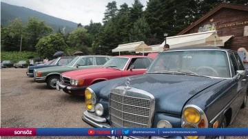 Klasik otomobil tutkunları Bolu'da buluştu