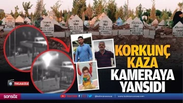 Korkunç kaza kameraya yansıdı