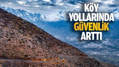 Köy yollarında güvenlik arttı