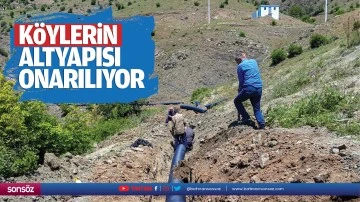 Köylerin altyapısı onarılıyor