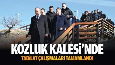 Kozluk Kalesi’nde tadilat çalışmaları tamamlandı