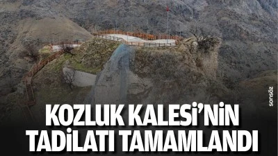 Kozluk Kalesi’nin tadilatı tamamlandı