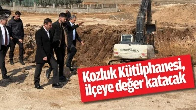 Kozluk Kütüphanesi, ilçeye değer katacak