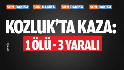 Kozluk’ta kaza: 1 ölü-3 yaralı