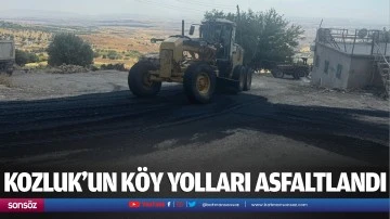 Kozluk’un köy yolları asfaltlandı