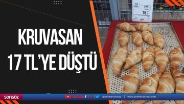 Kruvasan 17 TL’ye düştü