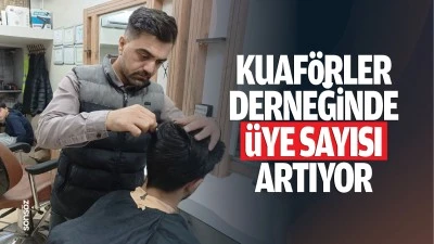 Kuaförler Derneğinde üye sayısı artıyor