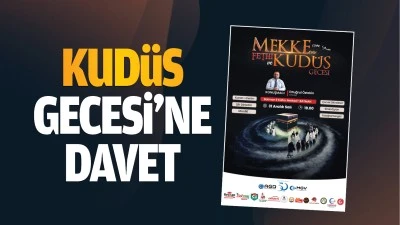 Kudüs Gecesi’ne davet…