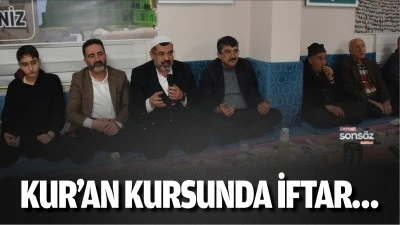 Kur’an Kursunda iftar…