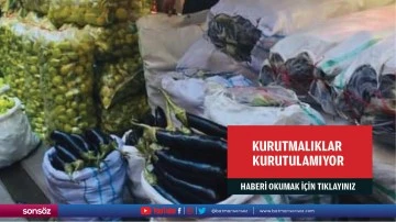 Kurutmalıklar kurutulamıyor