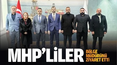 MHP’liler bölge müdürünü ziyaret etti