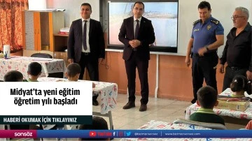 Midyat'ta yeni eğitim öğretim yılı başladı