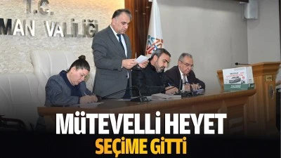 Mütevelli Heyet, seçime gitti