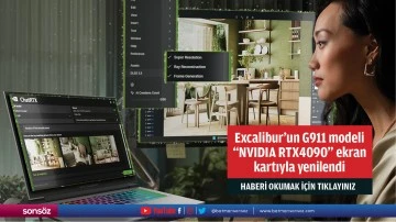 Excalibur'un G911 modeli &quot;NVIDIA RTX4090&quot; ekran kartıyla yenilendi