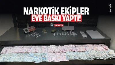 Narkotik ekipler, eve baskı yaptı!