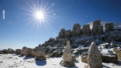 Nemrut Dağı yaklaşık 165 bin turisti ağırladı