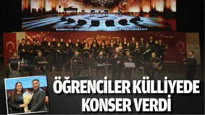 Öğrenciler külliyede konser verdi