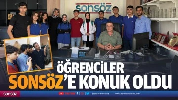 Öğrenciler, Sonsöz’e konuk oldu