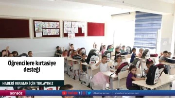 Öğrencilere kırtasiye desteği