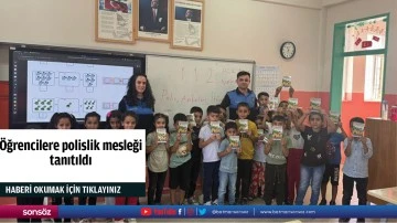 Öğrencilere polislik mesleği tanıtıldı