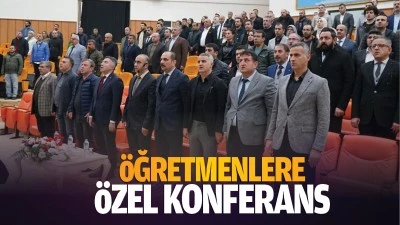 Öğretmenlere özel konferans…