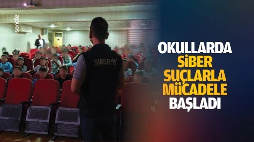 Okullarda siber suçlarla mücadele başladı