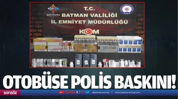 Otobüse polis baskını!