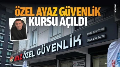 Özel Ayaz Güvenlik Kursu açıldı