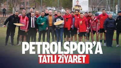 Petrolspor’a tatlı ziyaret…