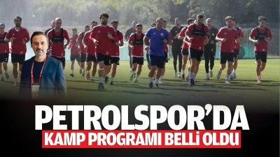 Petrolspor’da kamp programı belli oldu