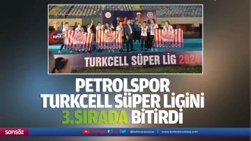 Petrolspor, Turkcell Süper Ligini 3.sırada bitirdi