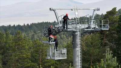 &quot;Kristal karlar diyarı&quot; Sarıkamış yeni sezona hazırlanıyor