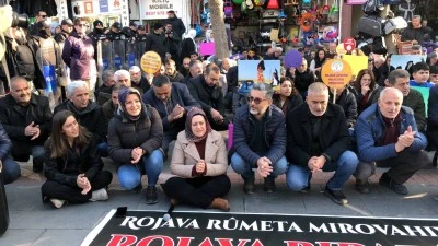 Rojava’ya yönelik saldırılar Batman’da protesto edildi