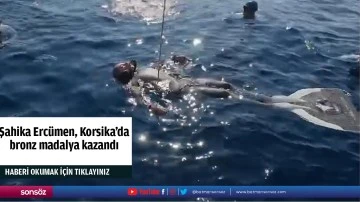 Şahika Ercümen, Korsika'da bronz madalya kazandı