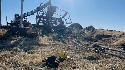 Şanlıurfa'da vincin devrilmesi sonucu 1 kişi öldü, 1 kişi yaralandı